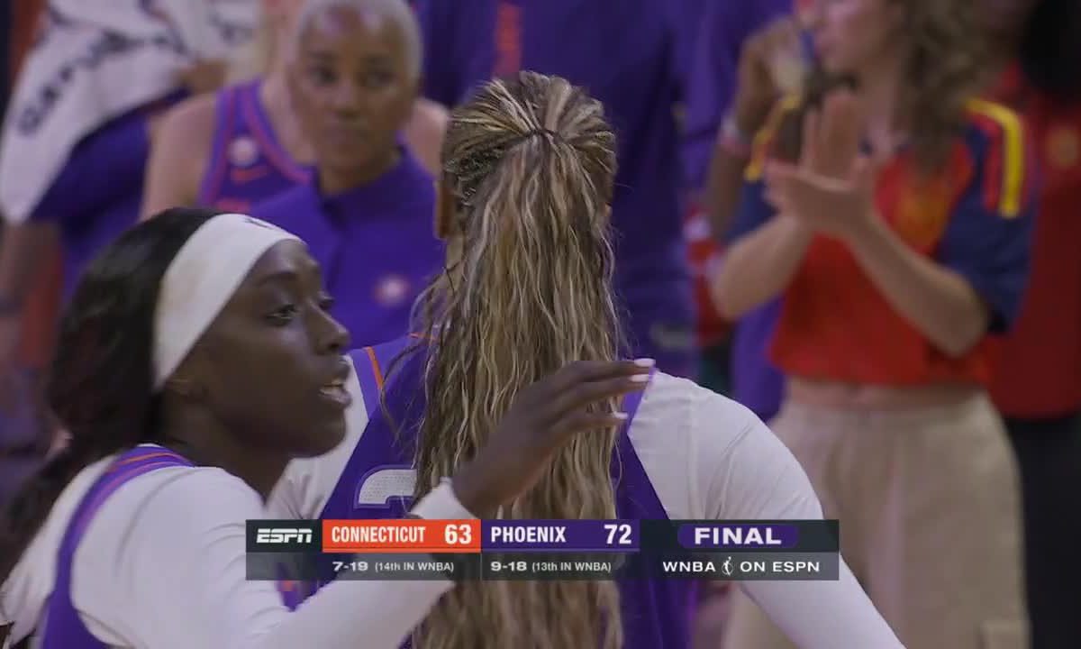DeWanna Bonner brille, Phoenix Mercury stoppe la série