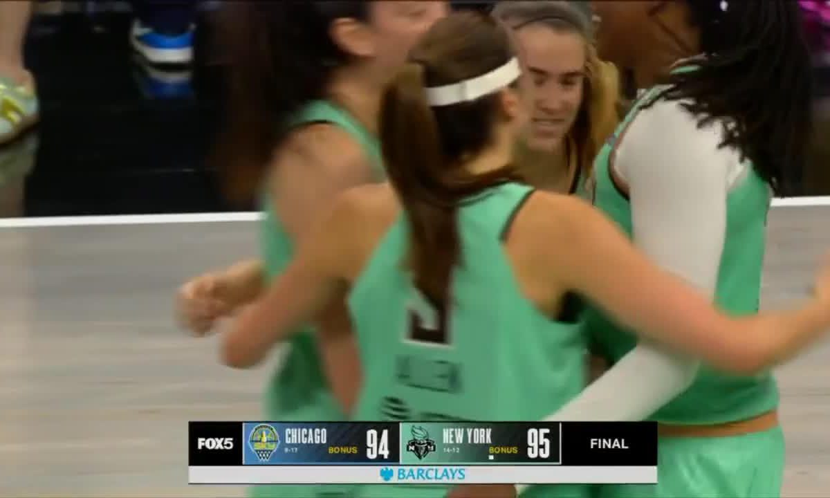 Ionescu mène le Liberty à la victoire 95-94 contre Sky