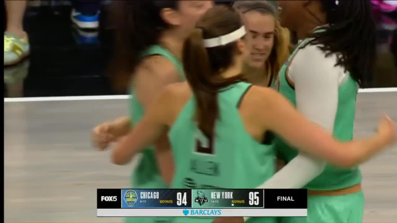 Ionescu mène le Liberty à la victoire 95-94 contre Sky