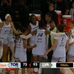 Aces dominent Tempo 93-73 avec Wilson et Young en feu