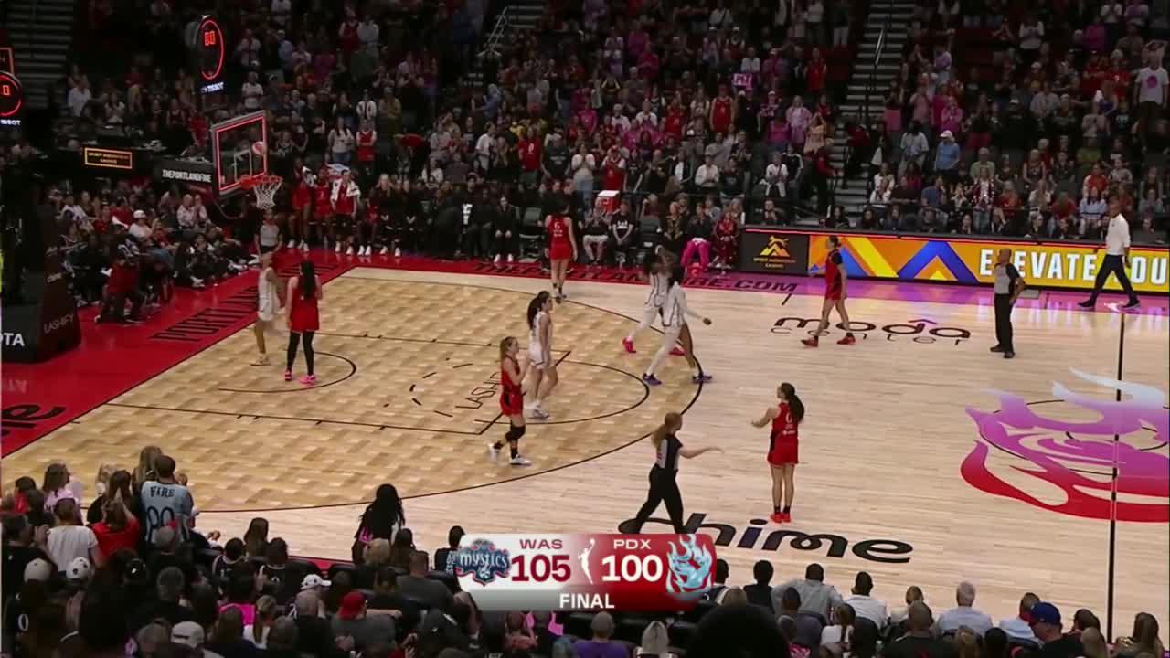 Austin mène les Mystics à la victoire face aux Fire 2026