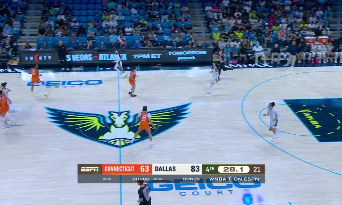 Dallas Wings dominent Connecticut Sun grâce à Ogunbowale