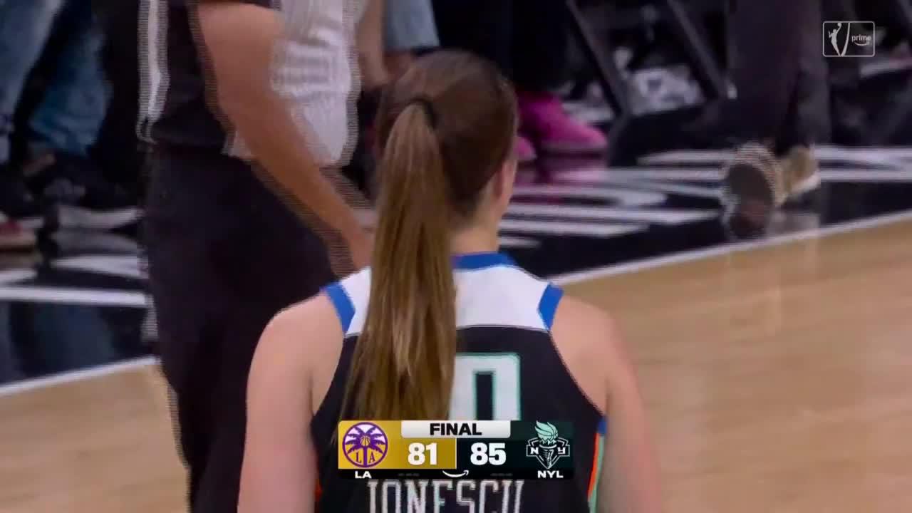 Ionescu guide Liberty à la victoire face aux Sparks 2026