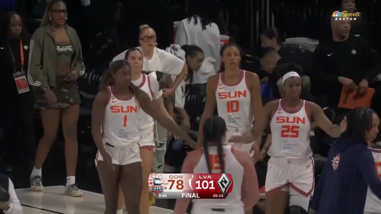 Jackie Young guide les Aces à une victoire 101-78 contre Sun