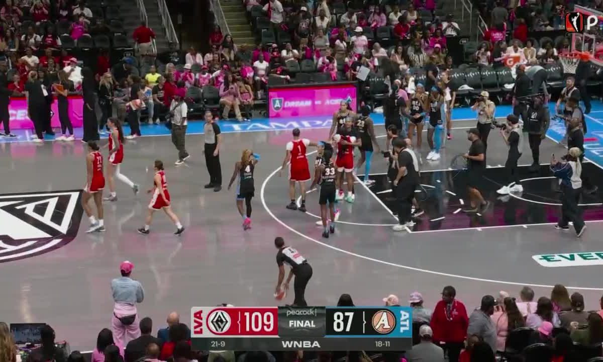 Jackie Young triple-double : Aces dominent Dream 109-87