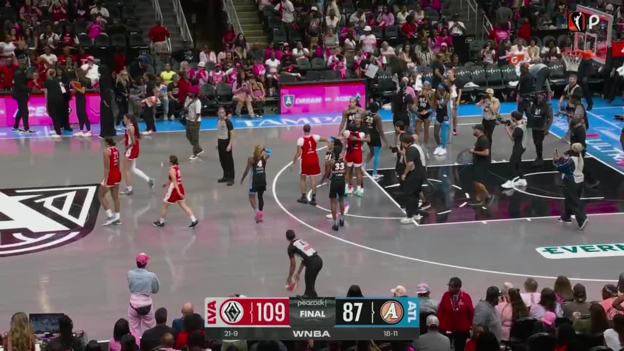 Jackie Young triple-double : Aces dominent Dream 109-87