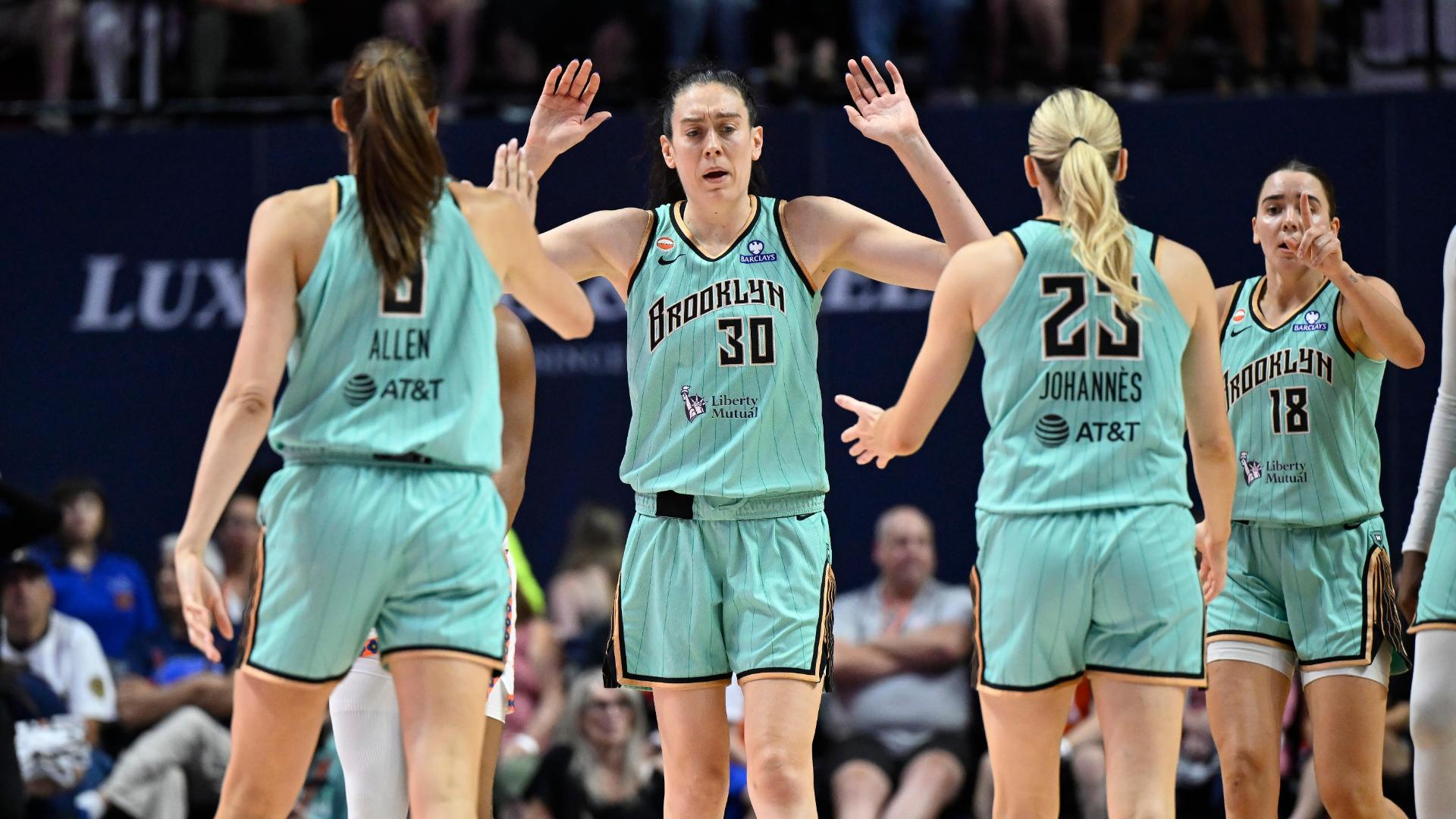 Marine Johannes guide la victoire des Liberty face au Sun 2026