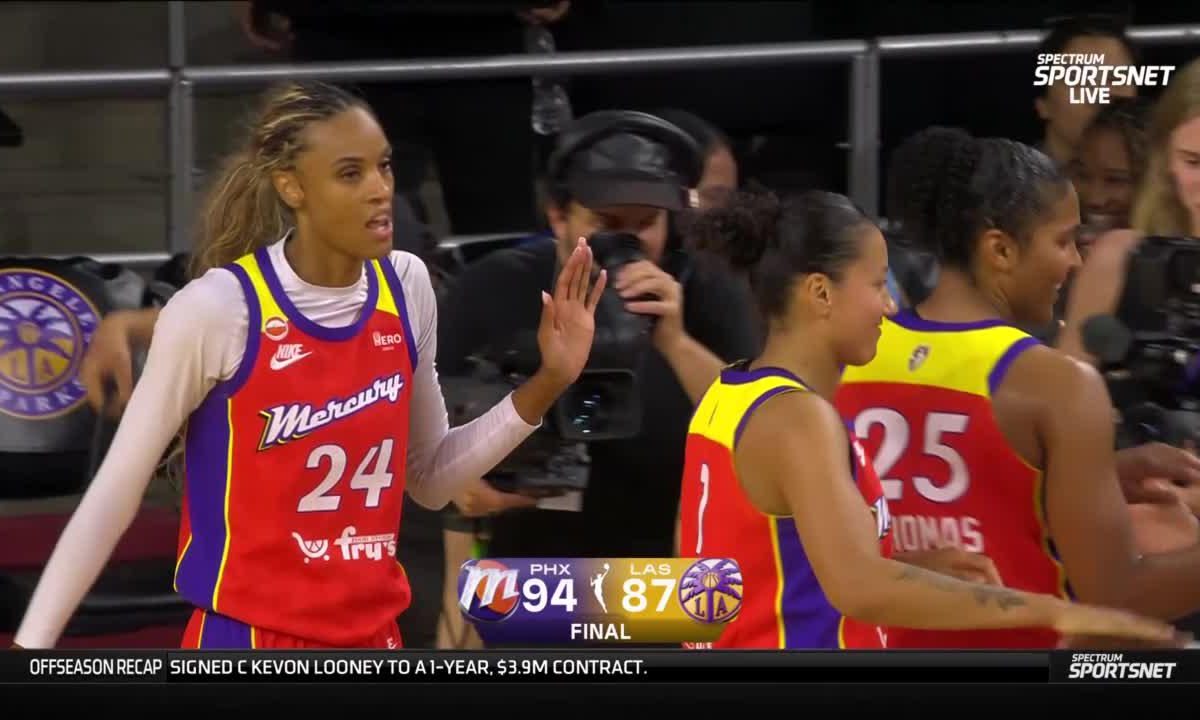 Noemie Brochant brille, Mercury bat Sparks 94-87 en 2026