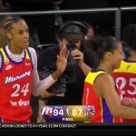 Noemie Brochant brille, Mercury bat Sparks 94-87 en 2026