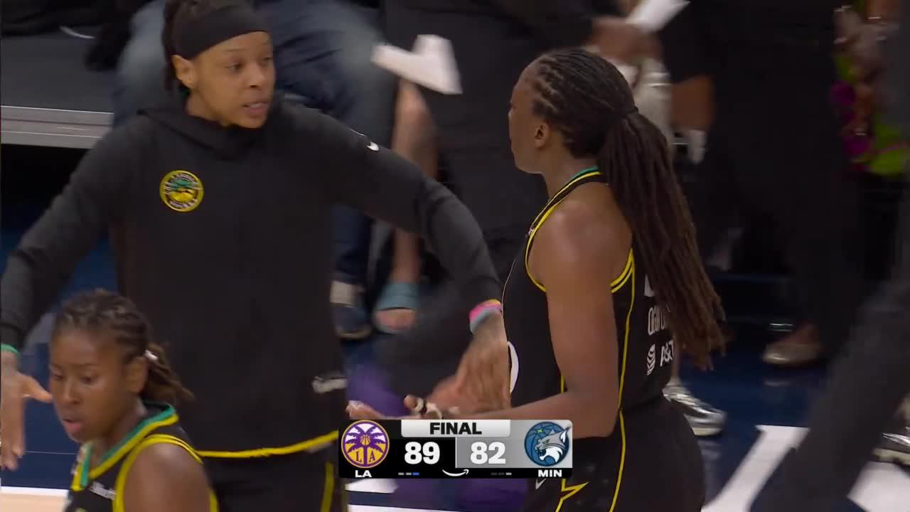 Sparks stoppent la série des Lynx et l’emportent 89-82