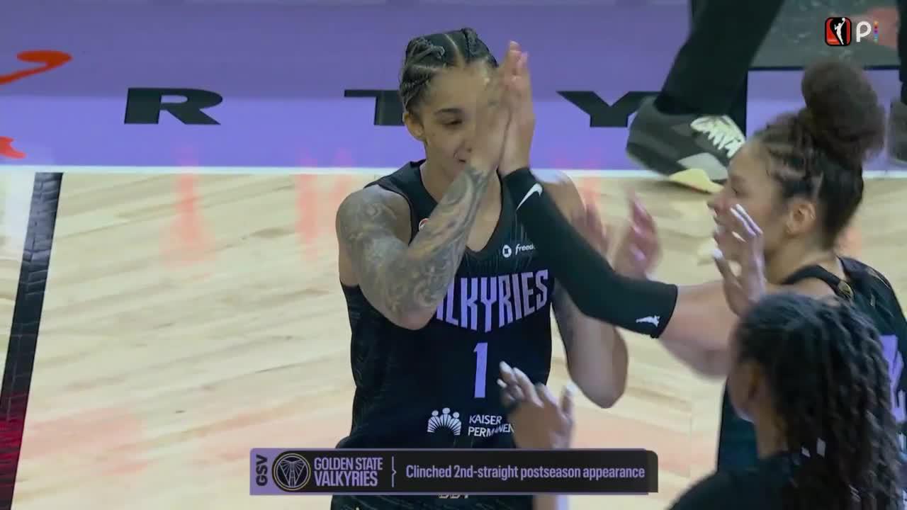 Valkyries en playoffs 2026 grâce à Williams face aux Wings