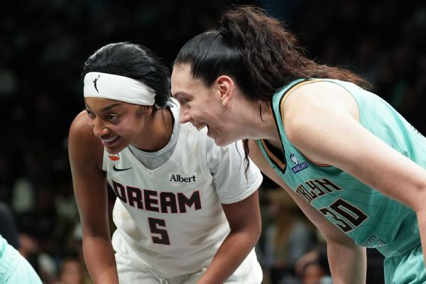 Breanna Stewart perd sa série sans technique en Liberty-Atlanta