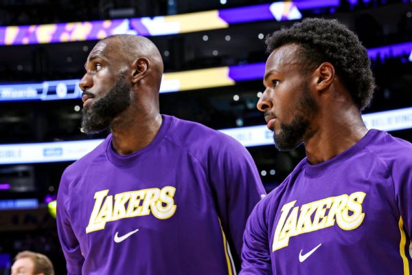 Bronny sur le départ de LeBron des Lakers en 2026