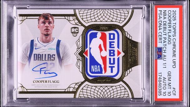 Carte rookie Cooper Flagg vendue 8,04 M$ chez Mavericks