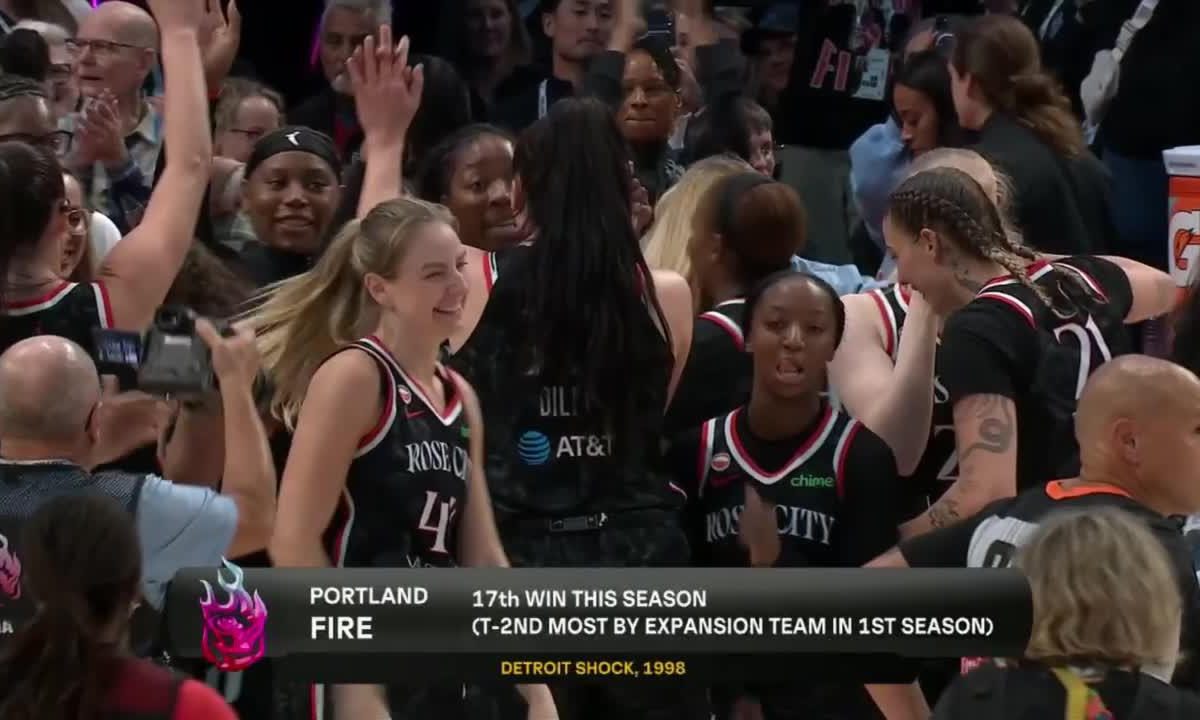 Leite brille en prolongation, Portland Fire bat Valkyries 2026