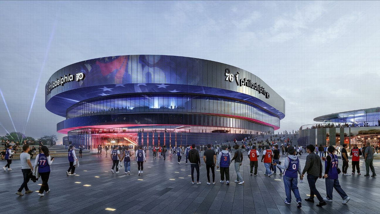 Nouveau stade 76ers Flyers à Philadelphie, ère 2026
