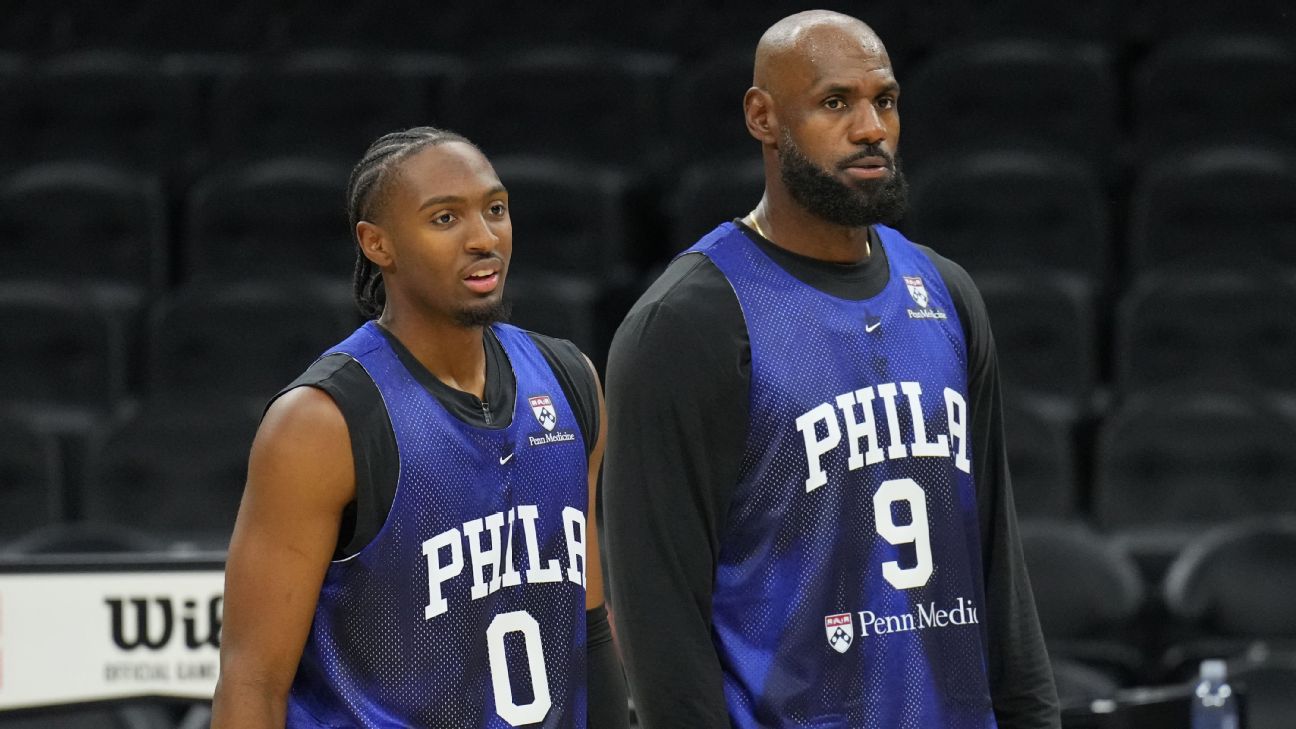 76ers vs Nets 2026 : Embiid et LeBron titulaires en présaison
