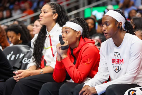 Allisha Gray et sa blessure à la main en WNBA Finals 2026