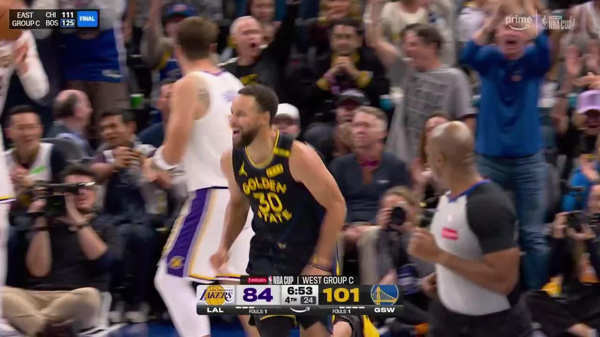 Curry fête 31 points face à Doncic, Warriors dominent Lakers