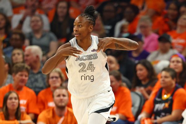 Jewell Loyd absent pour le Game 2 Aces vs Valkyries 2026