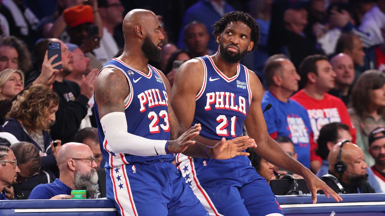 LeBron James et Joel Embiid absents face aux Hornets 2026