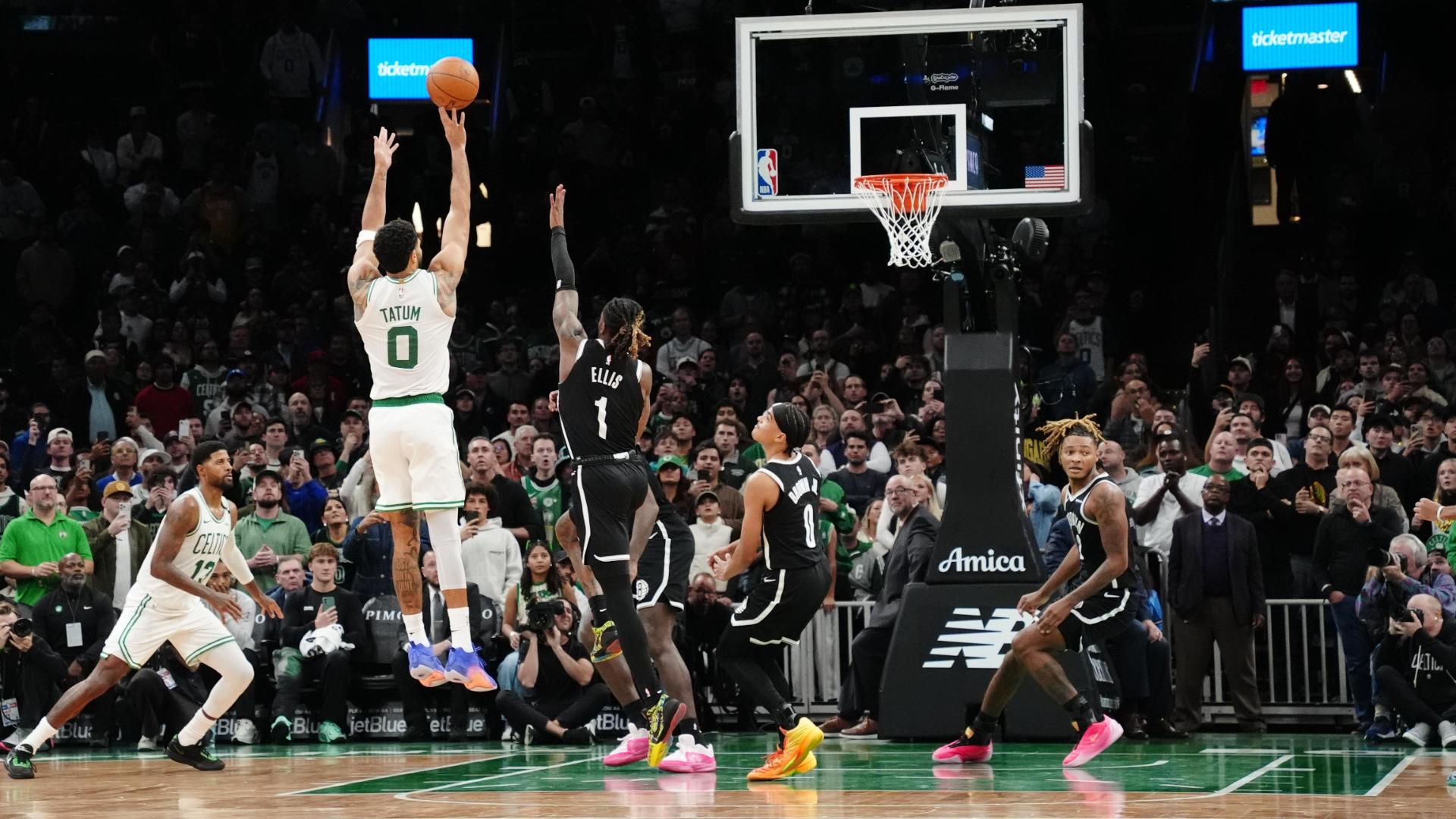Tatum clutch : Celtics battent les Nets 125-124 en OT 2026