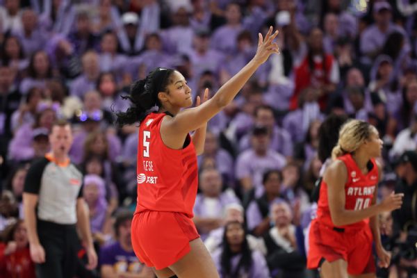 Angel Reese has 30 points, 16 rebounds as Dream even WNBA Finals vs. Valkyries