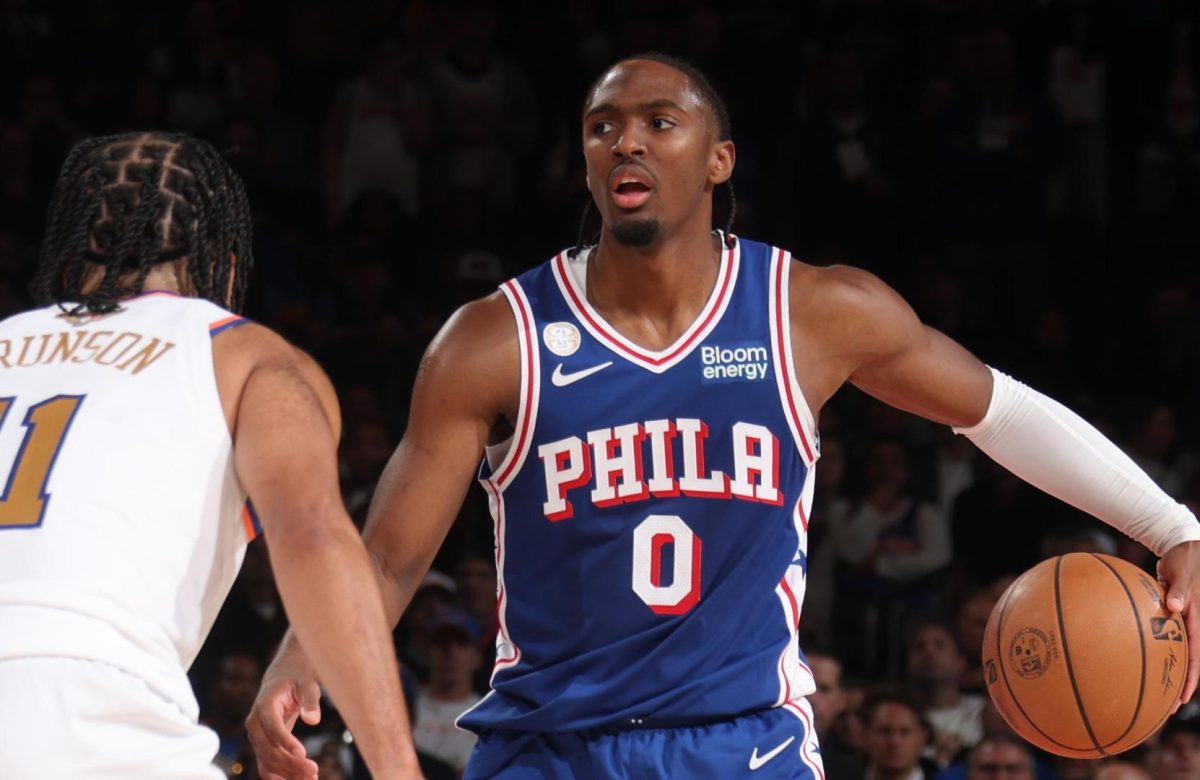 76ers win opening game with LeBron James and Jaylen Brown, beating NBA champion Knicks 106-100