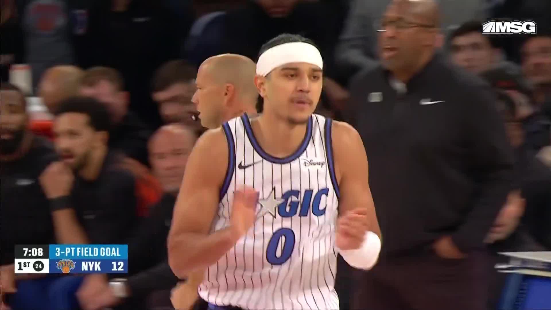 Wagner et Magic dominent Knicks 111-102 : 0-3 pour NY