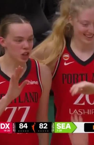 Holly Winterburn brille, Portland Fire bat Seattle Storm 84-82