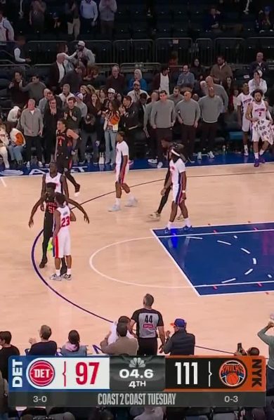 Knicks battent les Pistons 111-97, première victoire 2026